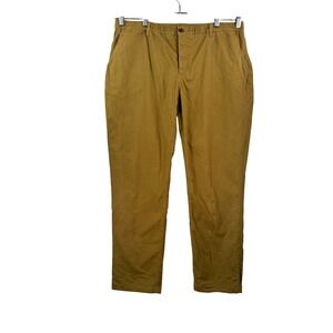 WOOF Commando Pants Mens 2XL Brown Stretch Cotton Mesh Lined straight leg